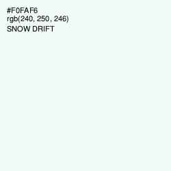 #F0FAF6 - Snow Drift Color Image